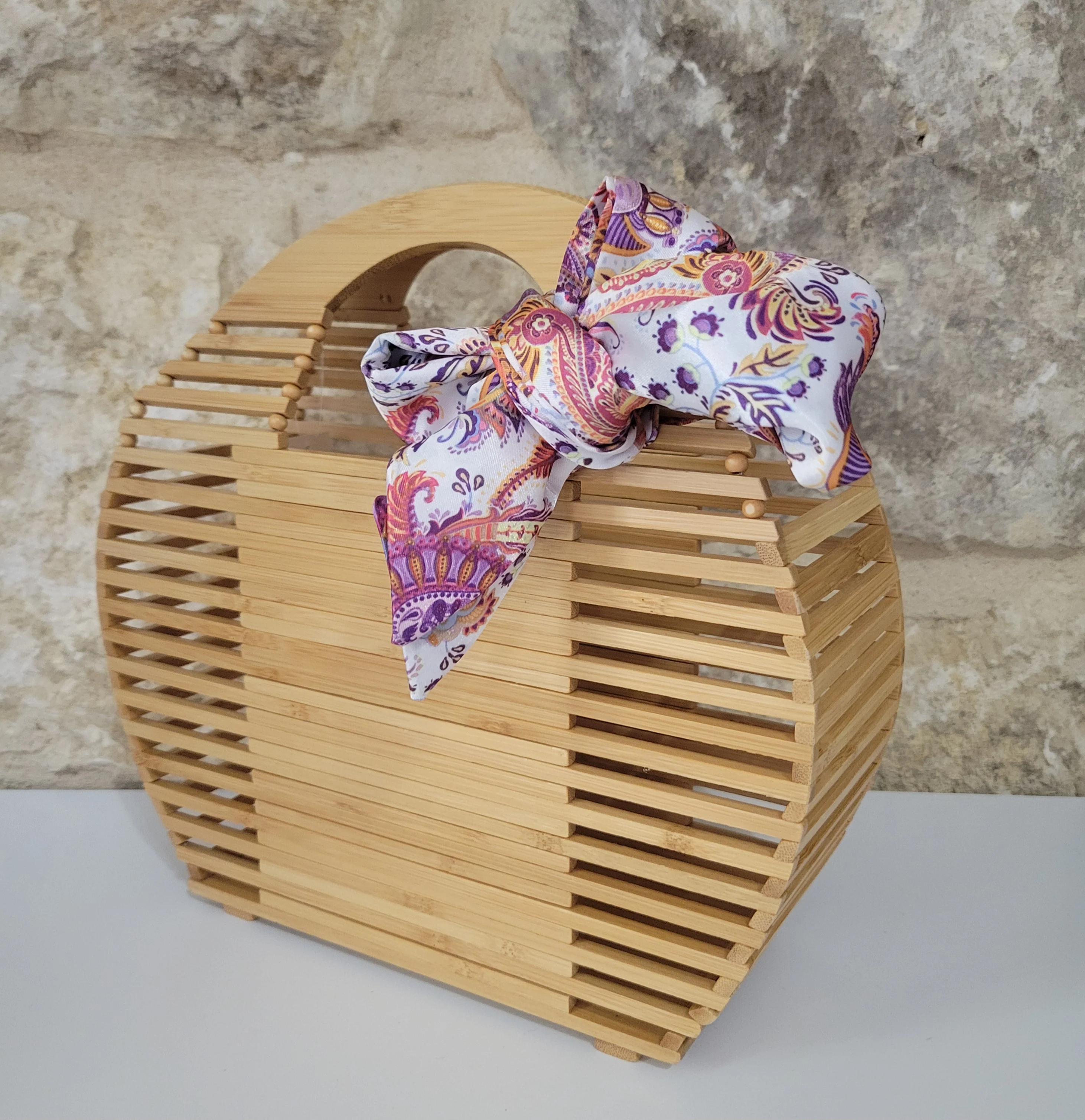 Bamboo Birdcage Handbag