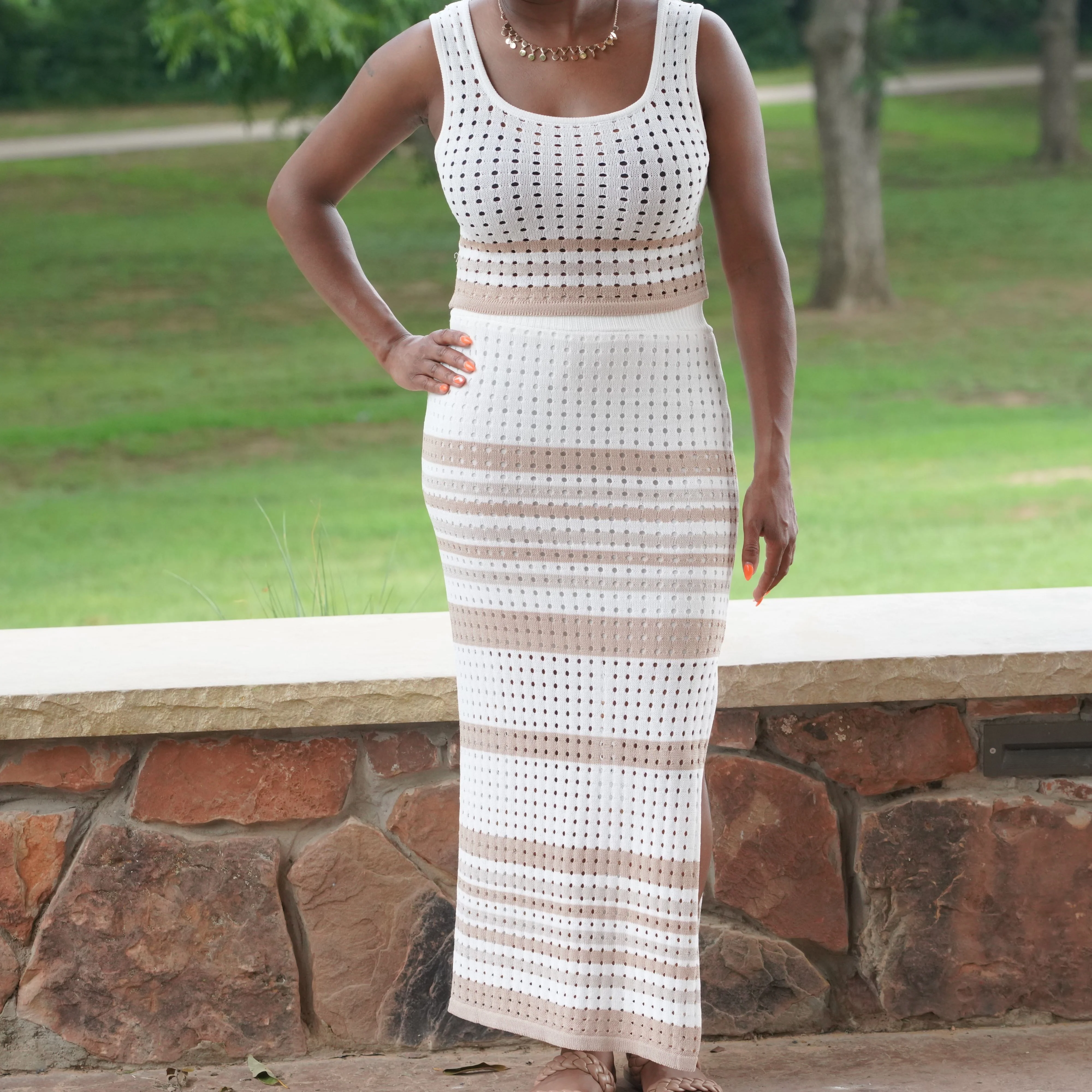 Just Enough Skirt Set