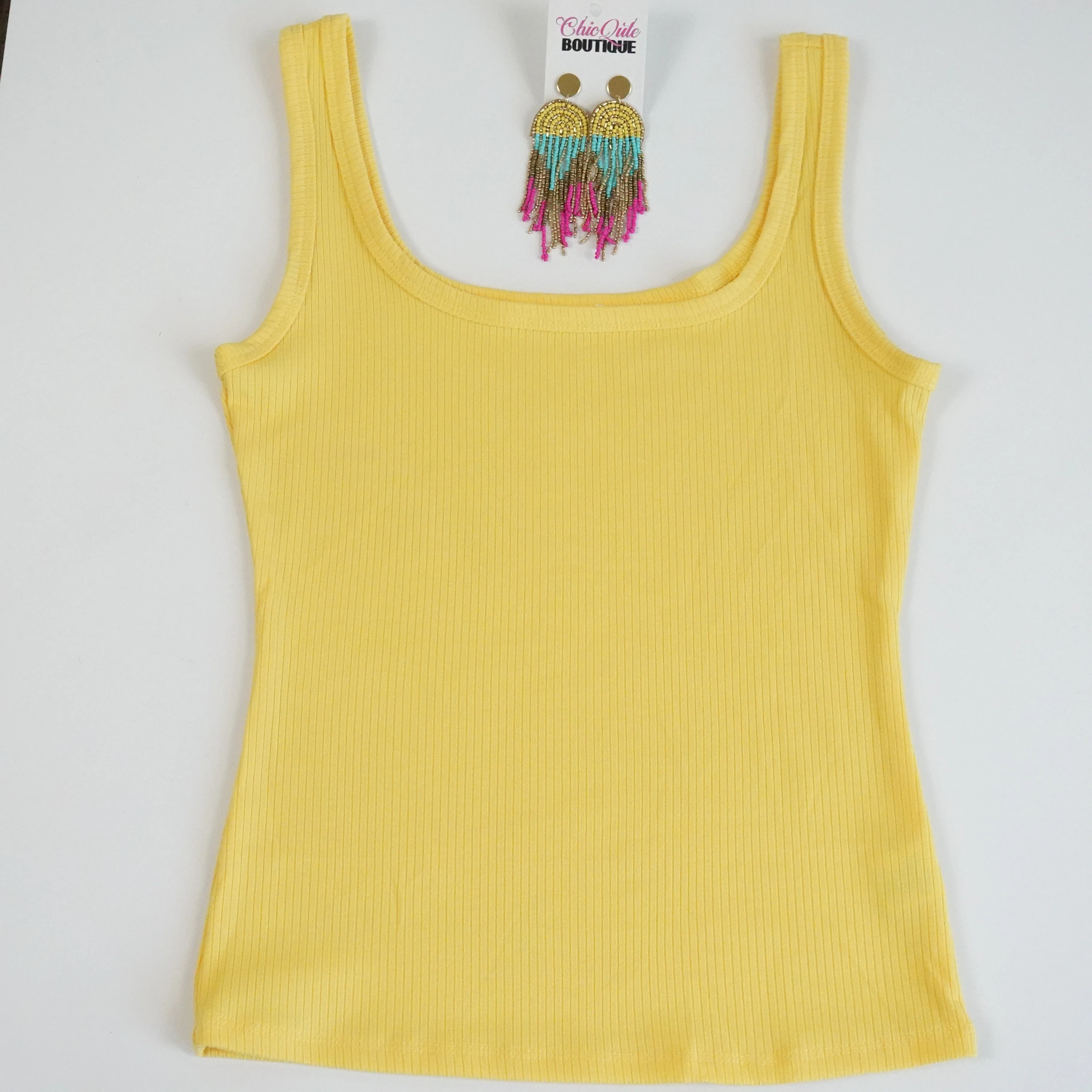 Ribbed Knit Tank Top