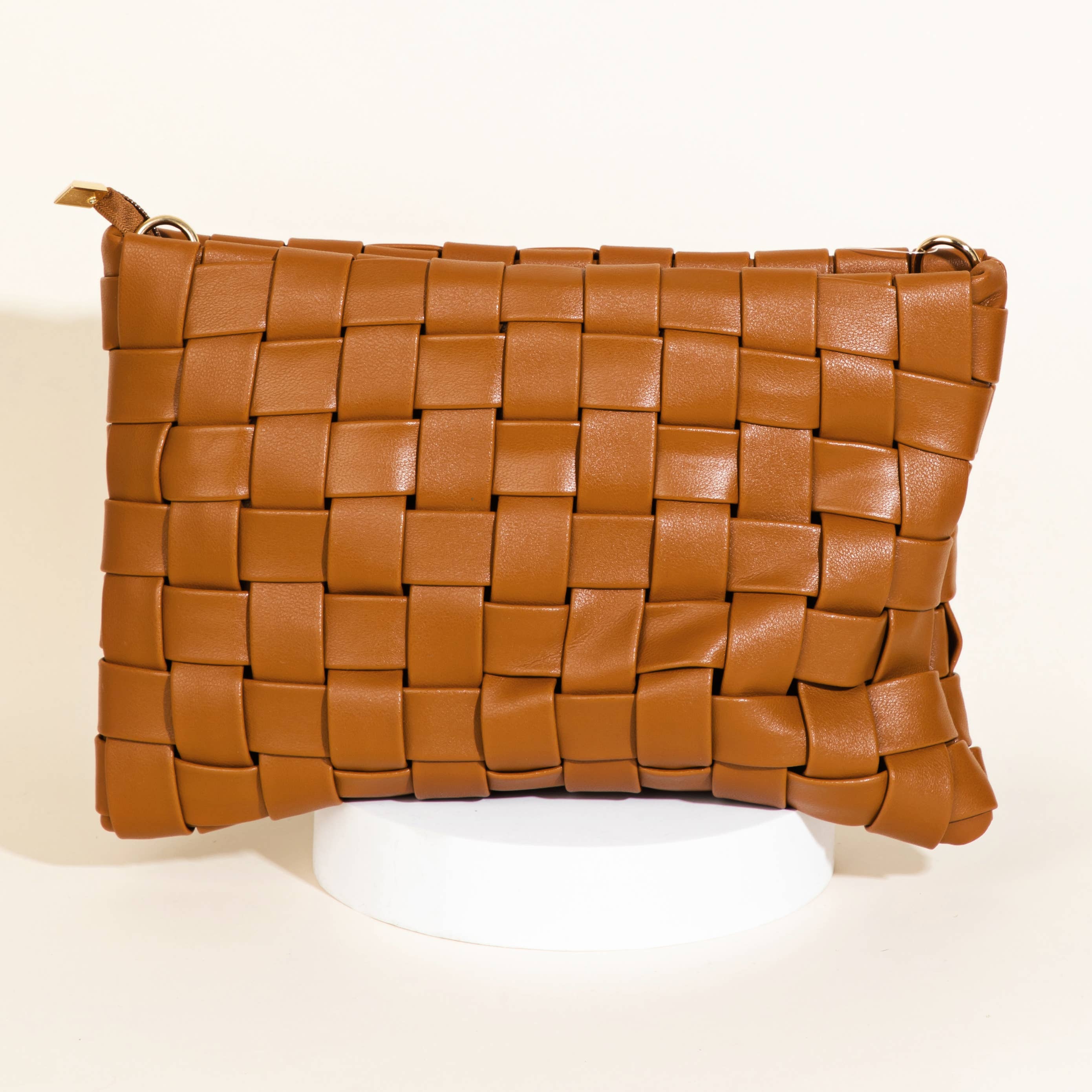 Leather Weave Bag